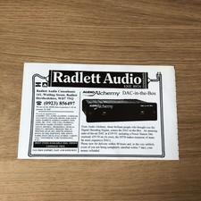 Gram212 magazine advert for sale  UK