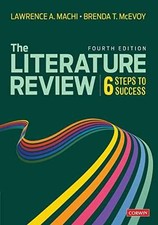 The Literature Review: Six Steps to - Paperback, by Machi Lawrence A.; - Good comprar usado  Enviando para Brazil