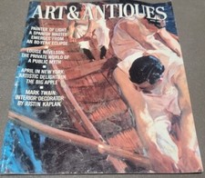 Art and Antiques Magazine April 1989 Louise Nevelson Mark Twain House Eiffel Tow segunda mano  Embacar hacia Mexico