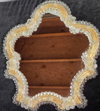Espelho veneziano vintage de vidro de Murano da década de 1950 | Decoração italiana de parede de vaidade soprada à mão comprar usado  Enviando para Brazil