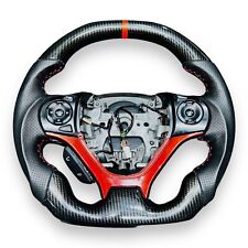 Volante completo Honda Civic parte superior inferior plana com fibra de carbono comprar usado  Enviando para Brazil