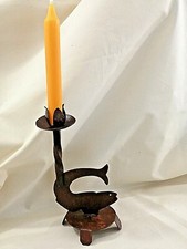 Antiguo #Candelabro de hierro forjado hecho a mano y pieza única muy hermosa*1945* segunda mano  Embacar hacia Mexico