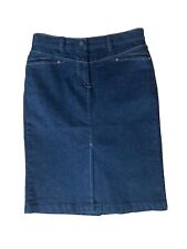 Jeansrock dunkelblau knielang gebraucht kaufen  Vaterstetten, Baldham