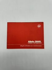 Allegato libretto uso usato  Roncofreddo