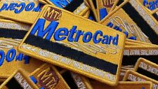 Cartão de crédito Metro Card Patch tamanho MTA NYC lembrança , usado comprar usado  Enviando para Brazil