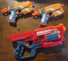 Usado, Nerf N-Strike #3Guns Lot Dart Blaster Working, pistola Laser, Dardos incluídos comprar usado  Enviando para Brazil
