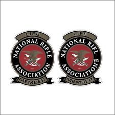 Adesivo logotipo armas NRA Life Member réplica decalque 2ª emenda 1 par de adesivos p23 comprar usado  Enviando para Brazil