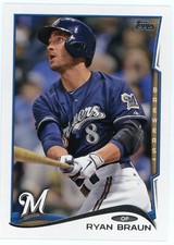 Mini cervejeiros 2014 Topps - Ryan Braun #435 comprar usado  Enviando para Brazil
