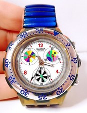 Swatch aqua chrono usato  Genova