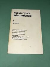 Nuova rivista internazionale usato  Torella del Sannio