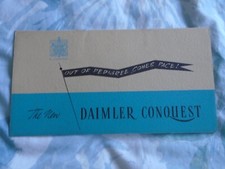 Daimler conquest brochure for sale  KINGS LANGLEY