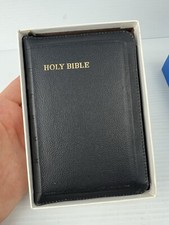 Bíblia Sagrada King James Versão Collins Tipo Transparente Pressão Fecho com Zíper Quase Novo comprar usado  Enviando para Brazil