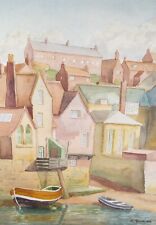 Original watercolour fishing for sale  WIRRAL