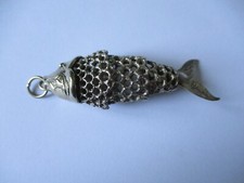 Sterling silver fish for sale  MATLOCK