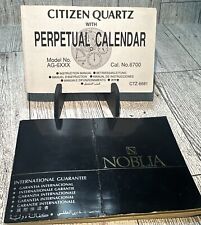 Relógio Citizen Avalon calendário perpétuo raro vintage 6700 SOMENTE MANUAL comprar usado  Enviando para Brazil