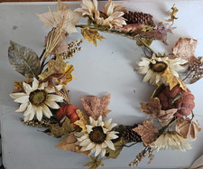 Festive fall wreath for sale  Madill