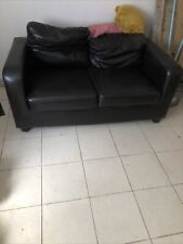 Two seater leather for sale  LONDON