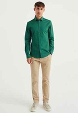 Camicia verde 100 usato  San Giorgio a Cremano