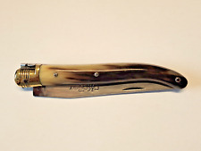 Ancien Laguiole MC Thiers, superbe corne, poinçon, 20,5cm, COLLECTOR comprar usado  Enviando para Brazil