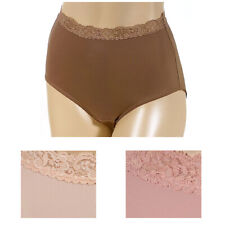 Conjunto de 3 calcinhas Breezies de náilon tactel corte regular NEUTRAS tamanho 7 comprar usado  Enviando para Brazil