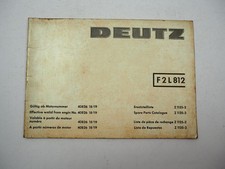 Deutz f2l 812 d'occasion  Expédié en Belgium