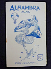 ALHAMBRA Paris Programme début 20ème comprar usado ALHAMBRA Paris Programme début 20ème comprar usado  Enviando para Brazil