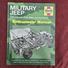 Haynes military jeep for sale  CHIPPENHAM