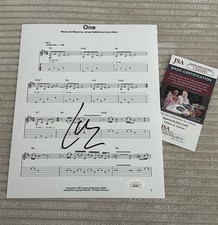 Lars ulrich signed for sale  USA