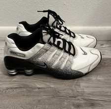 Usado, Nike Shox preto branco tamanho 12 masculino (sem palmilhas) comprar usado  Enviando para Brazil