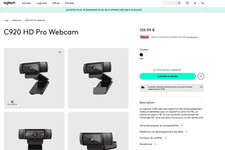 Caméra logitech c920 d'occasion  Vidauban