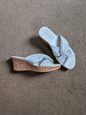 Women white wedge for sale  DONCASTER