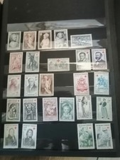 Collection classeurs timbres d'occasion  Bardos