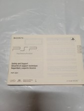 Manual livreto de documentos de segurança e suporte Sony PlayStation portátil PSP-3001 2008 comprar usado  Enviando para Brazil