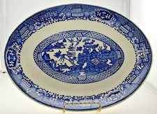 Vintage blue willow for sale  Kensington