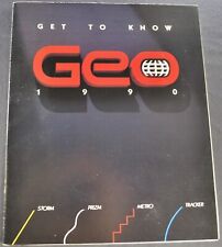 1990 geo brochure for sale  Olympia