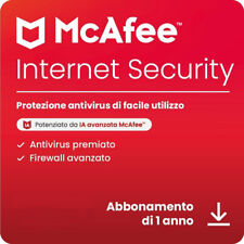 Mcafee internet security usato  Milano