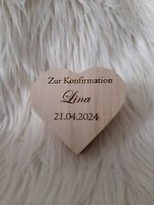 Holzherz schmuckschatulle herz gebraucht kaufen  Büren