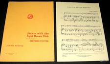 JASCHA HEIFETZ VINTAGE FOLHA DE MÚSICA JEANS COM O ARRANJO DE CABELO CASTANHO CLARO comprar usado  Enviando para Brazil