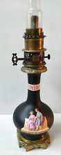 Lampe petrole faience d'occasion  Gerbéviller