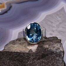 Blau topas ring gebraucht kaufen  Berlin