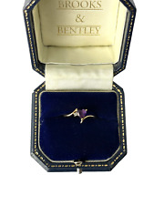 Amethyst diamond ring for sale  LIVERPOOL