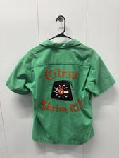 Usado, Camisa de boliche California Bowling Shirt Co vintage verde ponto corrente shriners comprar usado  Enviando para Brazil