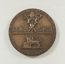 Medaglia commemorativa s.agost usato  Milano