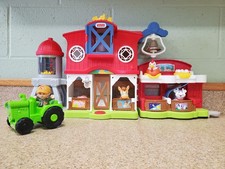 Fisher Price Little People trator e celeiro com silo de milho e 4 animais 2016 funciona  comprar usado  Enviando para Brazil