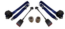 3 Point Blue Seat Belts Pair for Porsche 911 912 914 356 na sprzedaż  Wysyłka do Poland