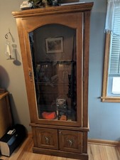 Gun cabinet wood for sale  North Rose