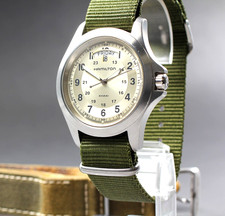 Usado, [Quase em perfeito estado] Relógio Masculino Vintage Hamilton Cáqui Campo H644510 42mm Data Dia Qz comprar usado  Enviando para Brazil