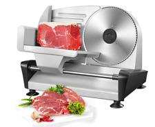 Aicok SL519N NOVO Fatiador Elétrico de Carne Deli Slicer 20cm Lâmina Serrilhada 150w Prata comprar usado  Enviando para Brazil