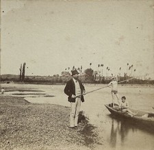 Vintage boating cane d'occasion  Expédié en Belgium