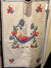 Appliqué floral baby for sale  Grand Rapids